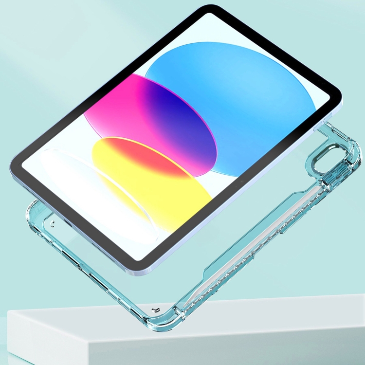 For iPad 10th Gen 10.9 2022 Clear Acrylic Shockproof Tablet Case(Black) For iPad 10th Gen 10.9 2022 Clear Acrylic Shockproof Tablet Case(Black)