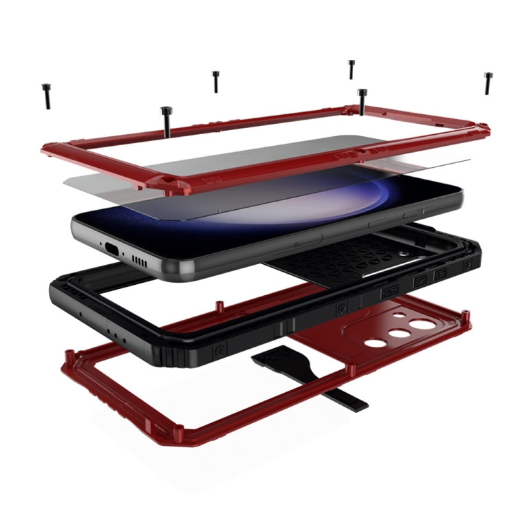 For Samsung Galaxy S23+ 5G RedPepper Wolf 360 Full Body Rugged IP68 Waterproof Phone Case(Red) For Samsung Galaxy S23+ 5G RedPepper Wolf 360 Full Body Rugged IP68 Waterproof Phone Case(Red)