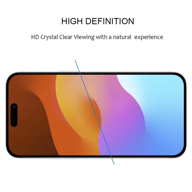 For iPhone 15 Pro Full Glue Screen Tempered Glass Film For iPhone 15 Pro Full Glue Screen Tempered Glass Film
