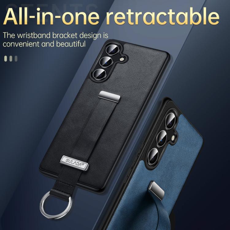 For Samsung Galaxy S23 Ultra 5G SULADA PC Hybrid Leather Texture Skin Feel Shockproof Phone Case(Green) For Samsung Galaxy S23 Ultra 5G SULADA PC Hybrid Leather Texture Skin Feel Shockproof Phone Case(Green)