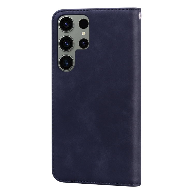 For Samsung Galaxy S23 Ultra 5G Frosted Business Magnetic Horizontal Flip PU Phone Case(Black) For Samsung Galaxy S23 Ultra 5G Frosted Business Magnetic Horizontal Flip PU Phone Case(Black)