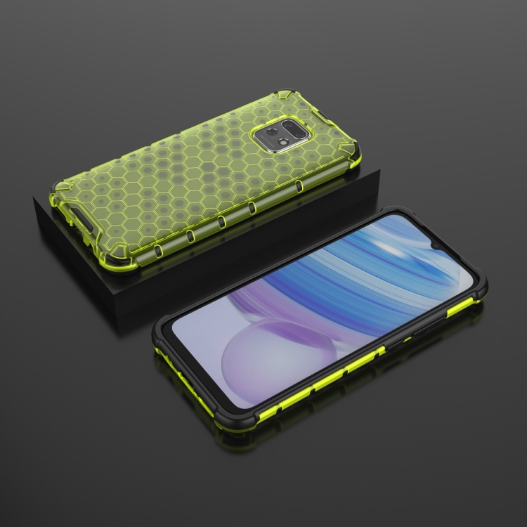 For Xiaomi Redmi 10X 5G Shockproof Honeycomb PC + TPU Protective Case(Green) - 2