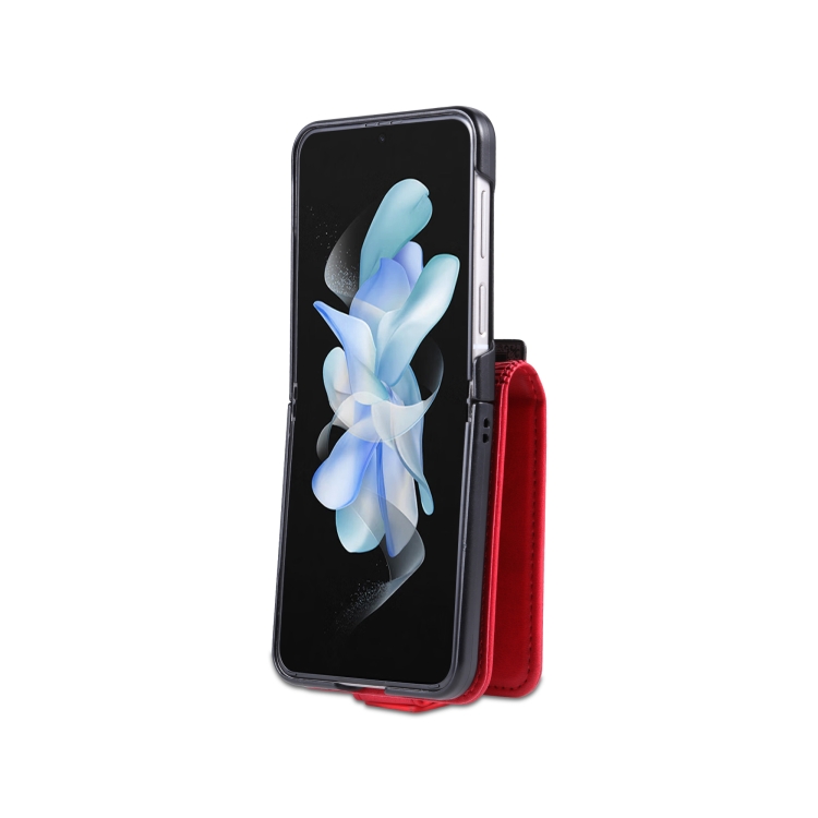 For Samsung Galaxy Z Flip6 5G AZNS Magnetic Calf Texture Flip Leather Phone Case(Red) For Samsung Galaxy Z Flip6 5G AZNS Magnetic Calf Texture Flip Leather Phone Case(Red)