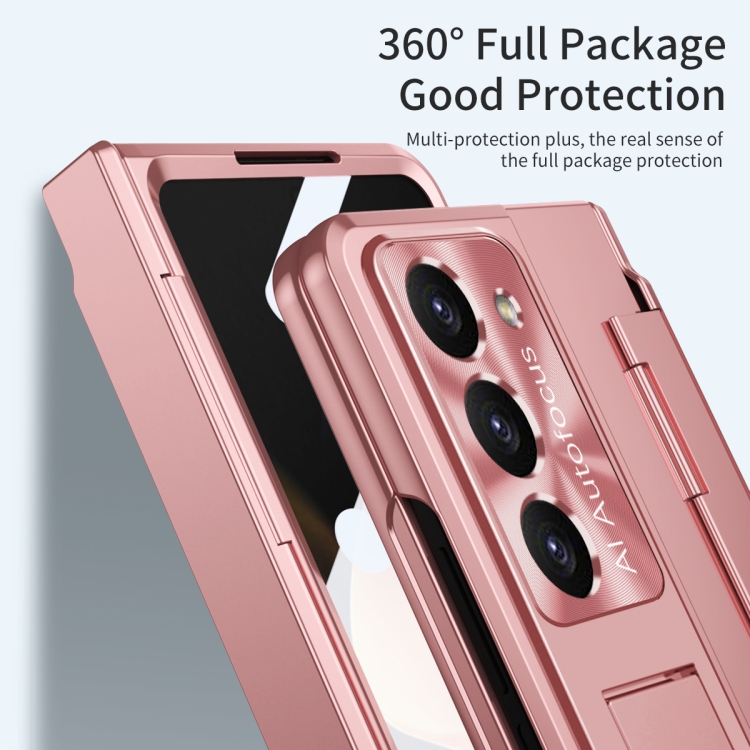 For Samsung Galaxy Z Fold5 5G Integrated Folding Phone Case with Hinge(Rose Gold) For Samsung Galaxy Z Fold5 5G Integrated Folding Phone Case with Hinge(Rose Gold)