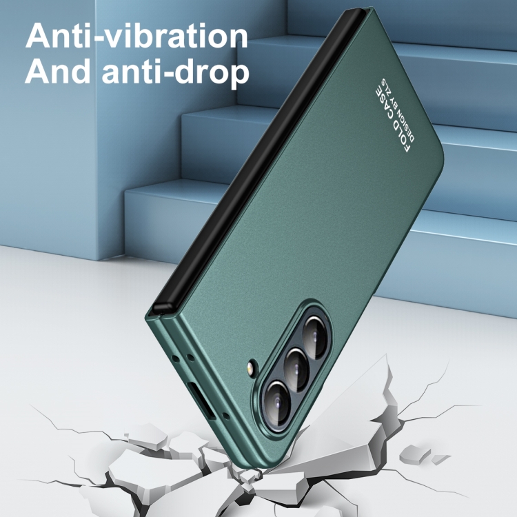 For Samsung Galaxy Z Fold5 5G Integrated AG Matte Folding Phone Case with Pen Slot(Green) For Samsung Galaxy Z Fold5 5G Integrated AG Matte Folding Phone Case with Pen Slot(Green)
