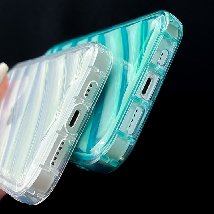 For iPhone 14 Plus Waves TPU Phone Case(Blue) For iPhone 14 Plus Waves TPU Phone Case(Blue)