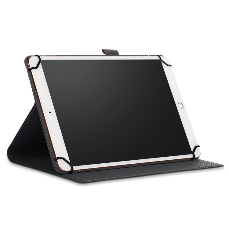 For 9-11 inch Marble Cloth Texture Horizontal Flip Universal Tablet PC Leather Case with Pen Slot & Holder(Dark Blue) - 4