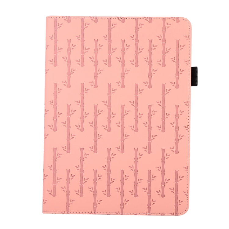 For iPad Air / Air 2 / 9.7 2018 Lucky Bamboo Pattern Leather Tablet Case(Pink)