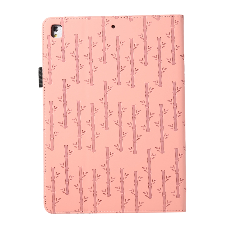 For iPad Air / Air 2 / 9.7 2018 Lucky Bamboo Pattern Leather Tablet Case(Pink)