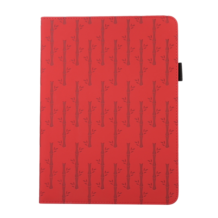 For iPad Pro 12.9 2022 / 2021 Lucky Bamboo Pattern Leather Tablet Case(Red) For iPad Pro 12.9 2022 / 2021 Lucky Bamboo Pattern Leather Tablet Case(Red)