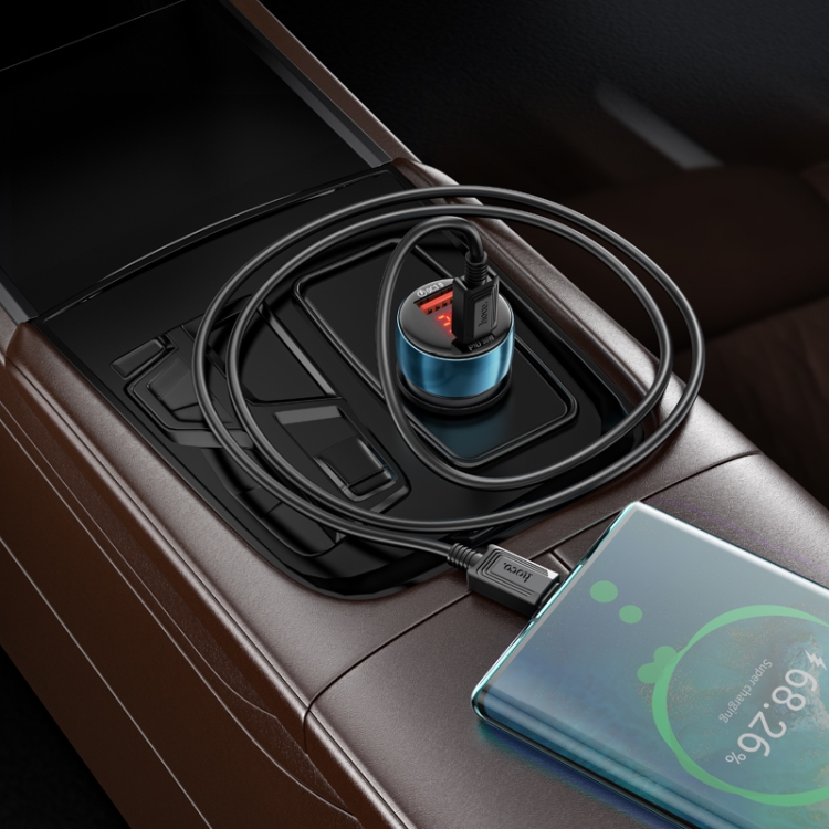 Dual USB Car Charger With Carbon Monoxide Detector – QC3.0 Fast Charging & CO Alarm W/ LED Display 2 thumbnail image