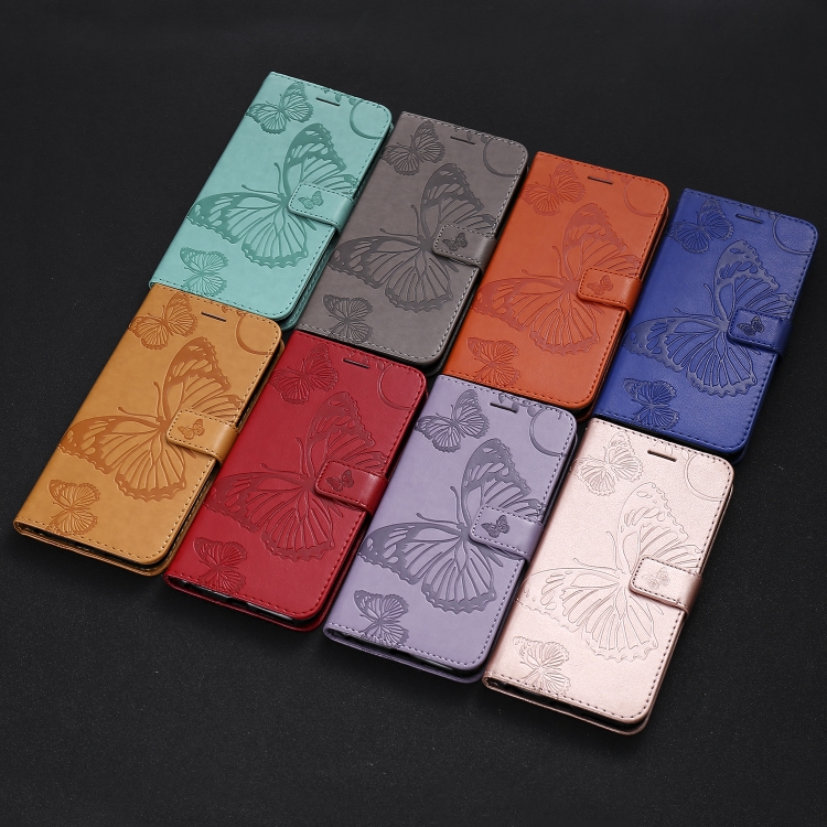 For LG V60 3D Butterflies Embossing Pattern Horizontal Flip Leather Case with Holder & Card Slot & Wallet(Orange) - 6