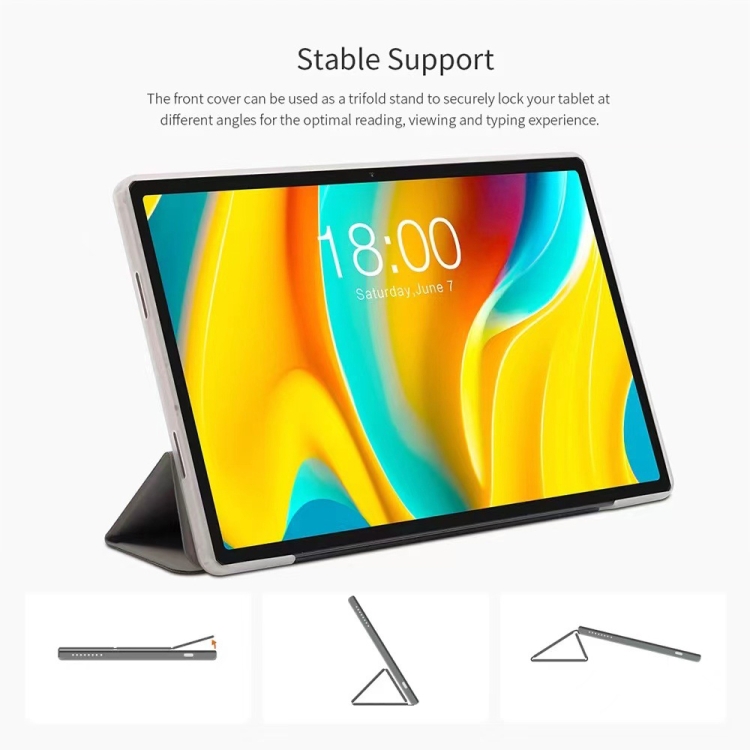 Folding Stand Case Cover Protective Cover with Wrist Strap for Teclast T60  12 in