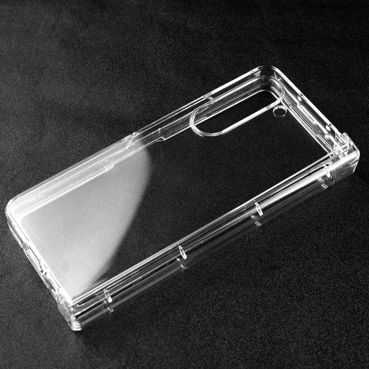 For Samsung Galaxy Z Fold6 3 in 1 PC Transparent Shockproof Protective Phone Case(Transparent) For Samsung Galaxy Z Fold6 3 in 1 PC Transparent Shockproof Protective Phone Case(Transparent)
