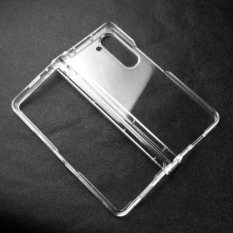 For Samsung Galaxy Z Fold6 3 in 1 PC Transparent Shockproof Protective Phone Case(Transparent) For Samsung Galaxy Z Fold6 3 in 1 PC Transparent Shockproof Protective Phone Case(Transparent)