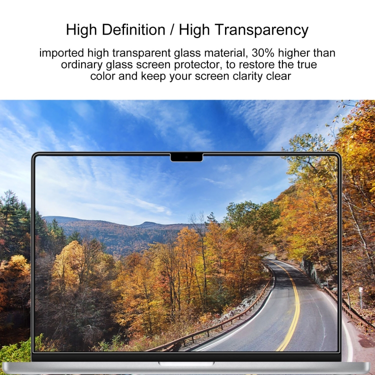 For MacBook Pro 16.2 inch A2485/A2780 25pcs 9H Laptop Screen Explosion-proof Tempered Glass Protective Film For MacBook Pro 16.2 inch A2485/A2780 25pcs 9H Laptop Screen Explosion-proof Tempered Glass Protective Film