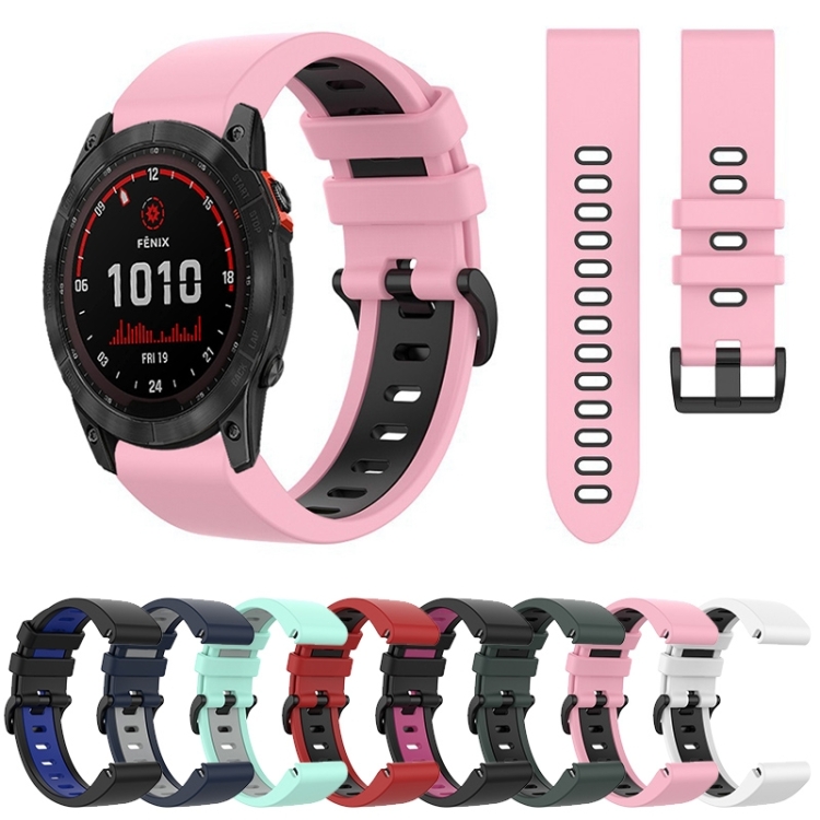 For Garmin Enduro 2 Sport Pure Color Silicone Watch Band(White)