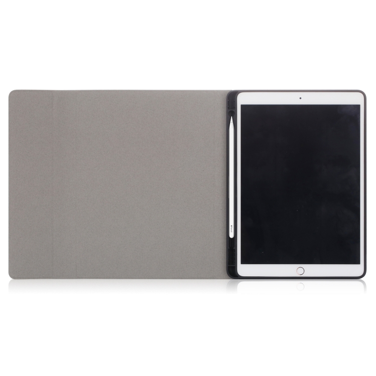 For iPad Air (2019) Electric Pressed Horizontal Flip Leather Case with Pen Slot & Holder without Keyboard(Grey) For iPad Air (2019) Electric Pressed Horizontal Flip Leather Case with Pen Slot & Holder without Keyboard(Grey)