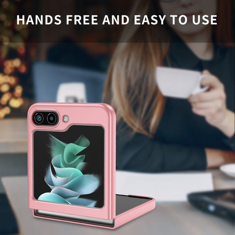 For Samsung Galaxy Z Flip6 5G Armor Foldable Phone Case(Pink) For Samsung Galaxy Z Flip6 5G Armor Foldable Phone Case(Pink)