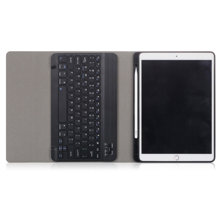 For iPad Air (2019) Electric Pressed Horizontal Flip Leather Tablet Case with Pen Slot & Holder & Keyboard(Light Blue) For iPad Air (2019) Electric Pressed Horizontal Flip Leather Tablet Case with Pen Slot & Holder & Keyboard(Light Blue)