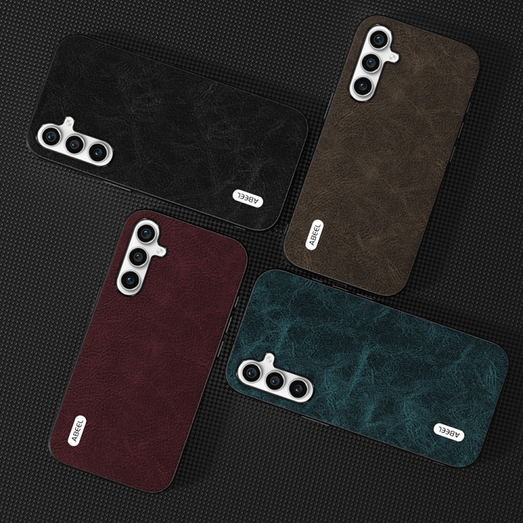 For Samsung Galaxy S23 FE 5G ABEEL Dream Litchi Texture PU Phone Case(Purple) For Samsung Galaxy S23 FE 5G ABEEL Dream Litchi Texture PU Phone Case(Purple)