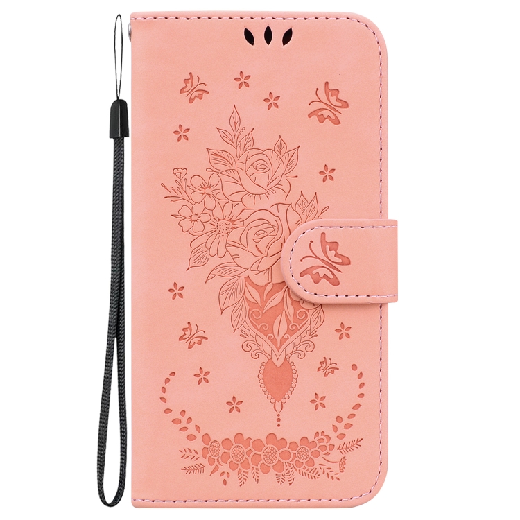 For Samsung Galaxy S23 FE 5G Butterfly Rose Embossed Leather Phone Case(Pink) For Samsung Galaxy S23 FE 5G Butterfly Rose Embossed Leather Phone Case(Pink)