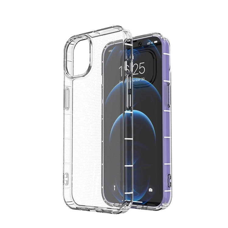 For iPhone 15 Plus Airbag Four-Corner Full Coverage Shockproof TPU Phone Case(Transparent) For iPhone 15 Plus Airbag Four-Corner Full Coverage Shockproof TPU Phone Case(Transparent)