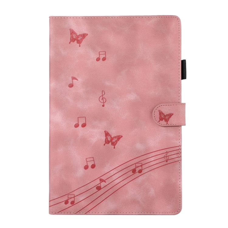 For iPad Pro 12.9 2022 / 2021 / 2020 Staff Music Embossed Smart Leather Tablet Case(Pink) For iPad Pro 12.9 2022 / 2021 / 2020 Staff Music Embossed Smart Leather Tablet Case(Pink)