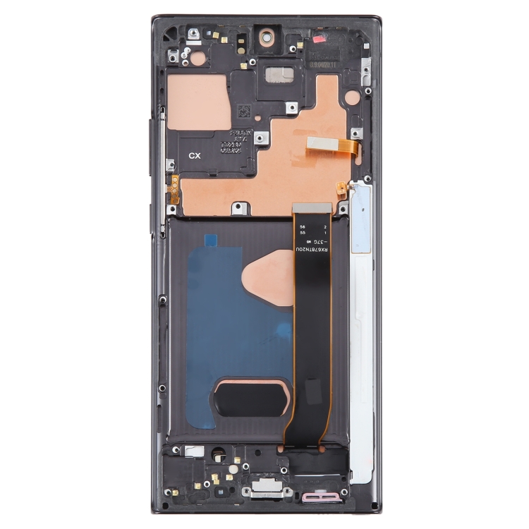 Replacement for Samsung Galaxy S20 Ultra OLED Screen Assembly With Frame -  Black