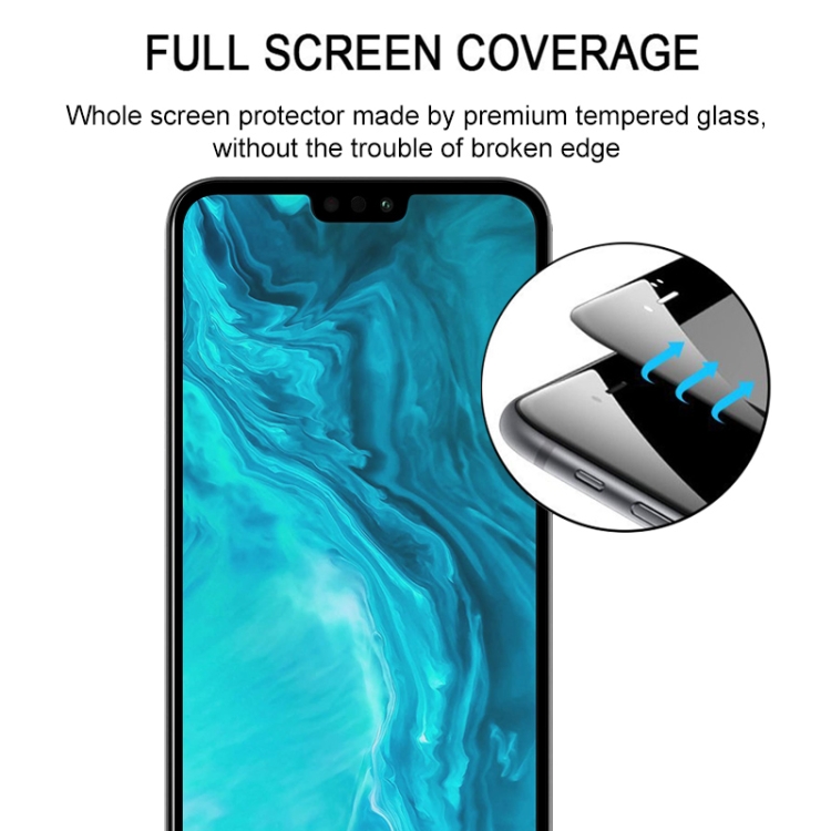 Huawei Honor 6 un protector de pantalla de vidrio templado completo 3D Negro Para EDGE EDGE 