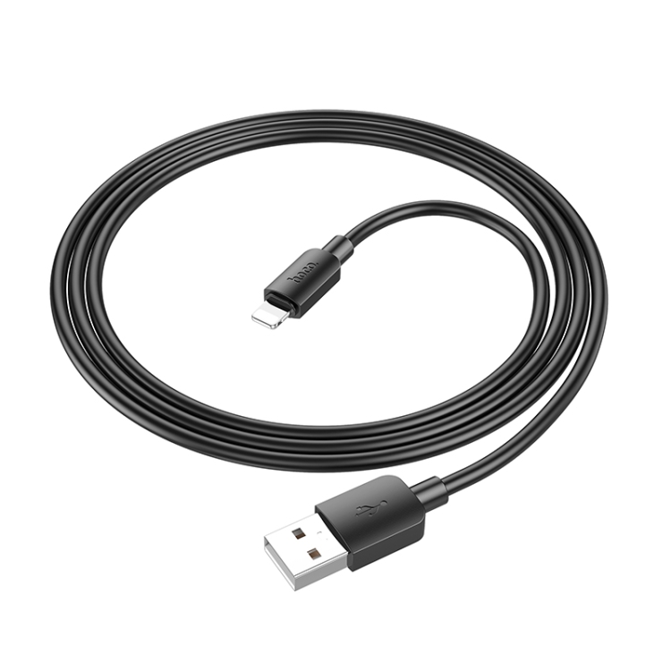 hoco X96 Hyper 1m 2.4A USB to 8 Pin Charging Data Cable(Black) hoco X96 Hyper 1m 2.4A USB to 8 Pin Charging Data Cable(Black)