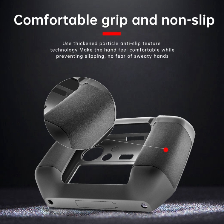 Para DJI Mavic 3 /RC Pro con pantalla STARTRC Funda protectora de silicona (Negro) - 4