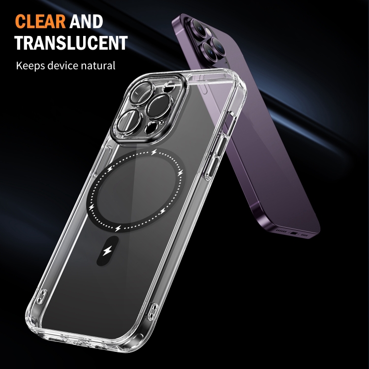 For iPhone 15 Airbag Shockproof MagSafe Phone Case(Black) For iPhone 15 Airbag Shockproof MagSafe Phone Case(Black)