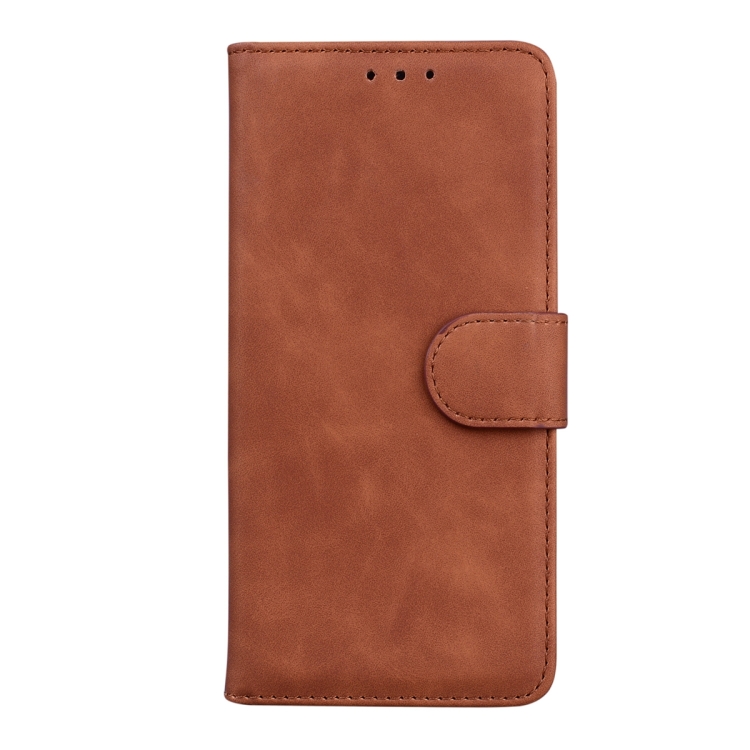 For Samsung Galaxy S24 5G Skin Feel Pure Color Flip Leather Phone Case(Brown) For Samsung Galaxy S24 5G Skin Feel Pure Color Flip Leather Phone Case(Brown)