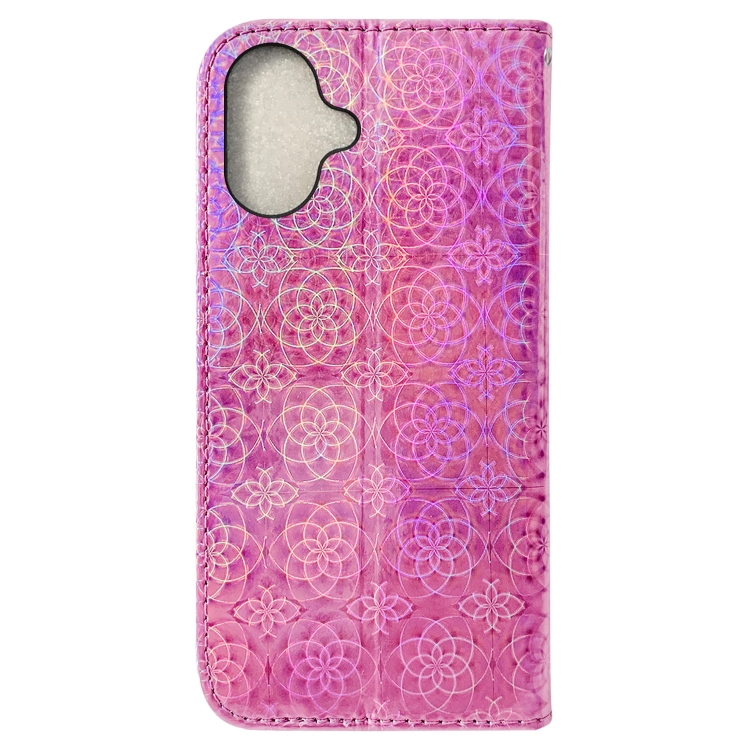 For iPhone 16 Plus Colorful Magnetic Buckle Leather Phone Case(Pink) For iPhone 16 Plus Colorful Magnetic Buckle Leather Phone Case(Pink)