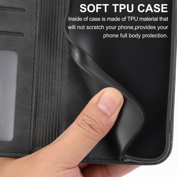 For Samsung Galaxy S24 Ultra 5G Cubic Grid Calf Texture Magnetic Leather Phone Case(Black) For Samsung Galaxy S24 Ultra 5G Cubic Grid Calf Texture Magnetic Leather Phone Case(Black)
