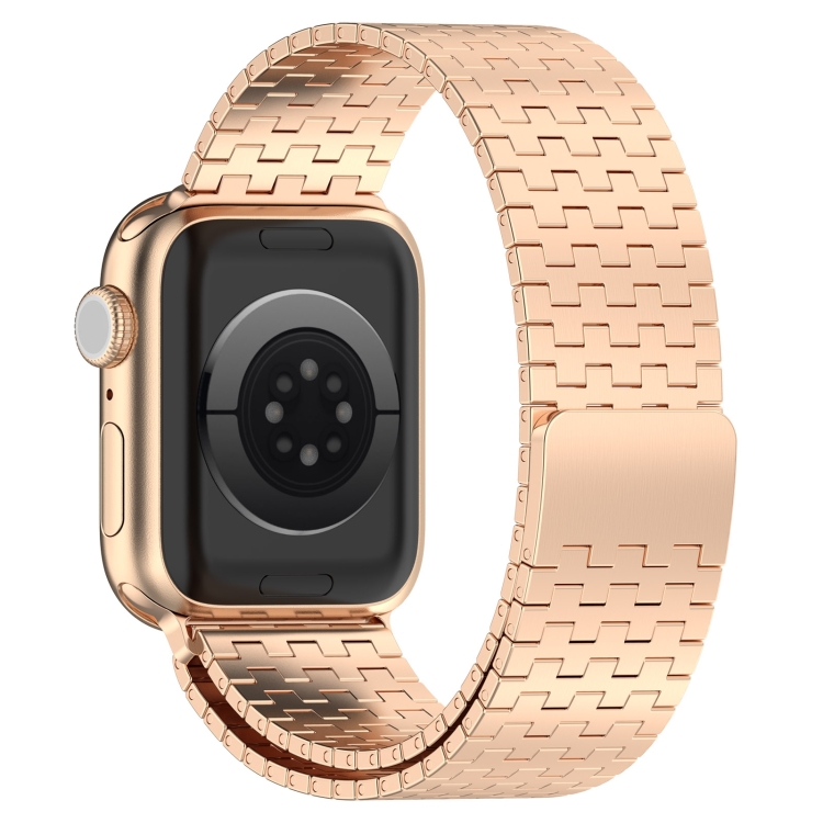 Apple Watch Series 8 GPS + Celular 45mm Caixa de Aço Inoxidável com  Bracelete Milanese Loop Ouro