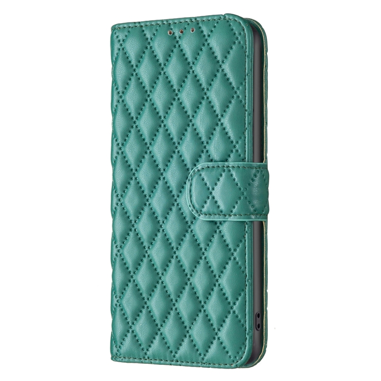For Samsung Galaxy S23 FE 5G Diamond Lattice Wallet Flip Leather Phone Case(Green) For Samsung Galaxy S23 FE 5G Diamond Lattice Wallet Flip Leather Phone Case(Green)