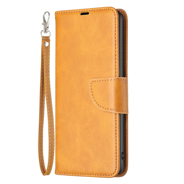 For Samsung Galaxy A15 Lambskin Texture Pure Color Flip Leather Phone Case(Yellow) For Samsung Galaxy A15 Lambskin Texture Pure Color Flip Leather Phone Case(Yellow)