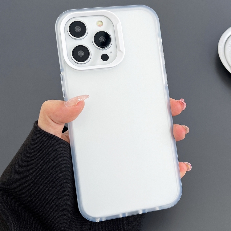 For iPhone 13 Pro 2 in 1 Frosted TPU Phone Case(Transparent)