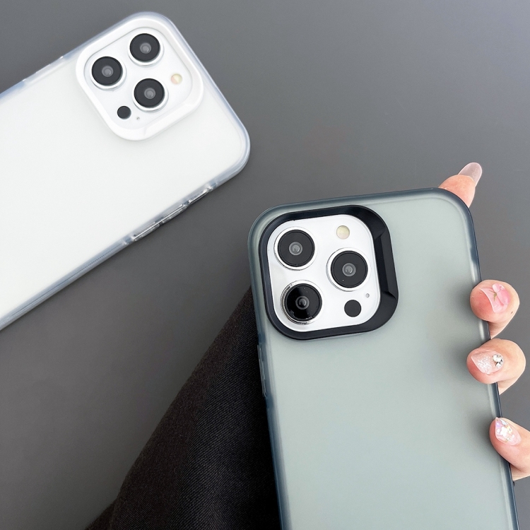 For iPhone 13 Pro 2 in 1 Frosted TPU Phone Case(Transparent)