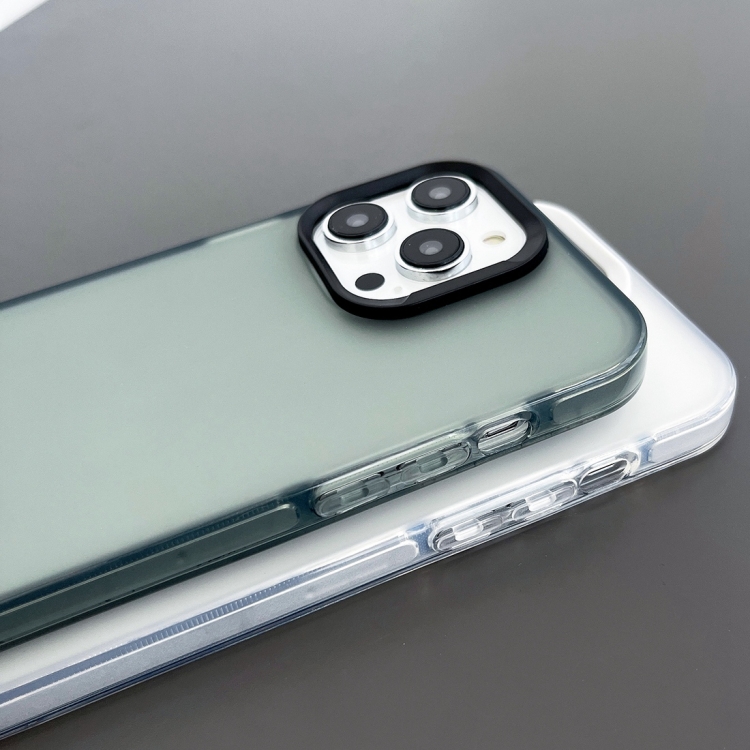 For iPhone 13 Pro 2 in 1 Frosted TPU Phone Case(Transparent)