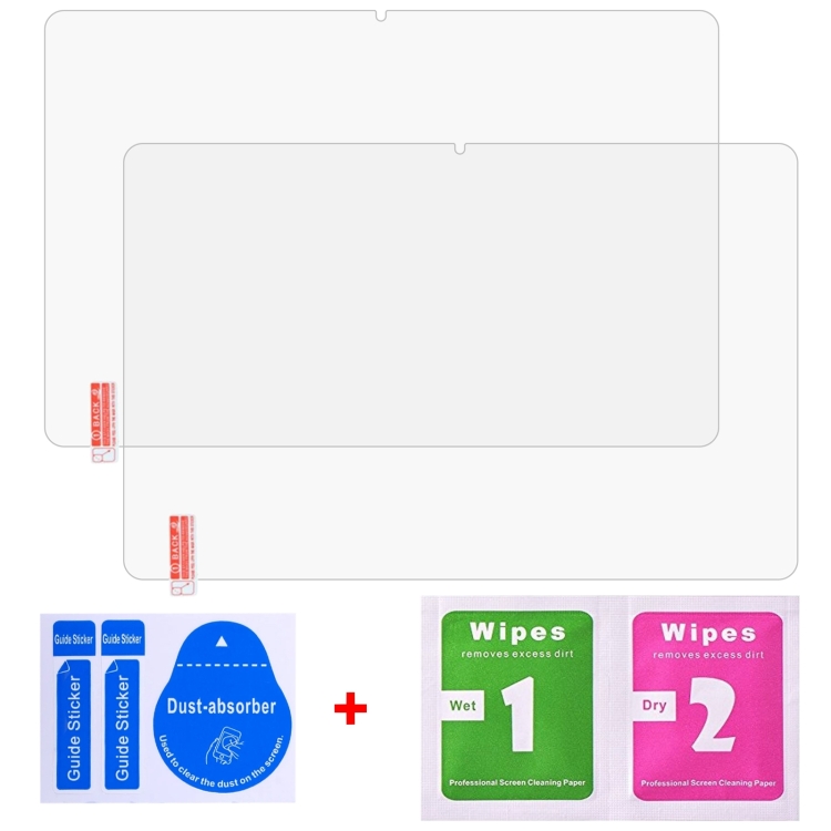 For Samsung Galaxy Tab S9 2pcs 9H 0.3mm Explosion-proof Tempered Glass Film For Samsung Galaxy Tab S9 2pcs 9H 0.3mm Explosion-proof Tempered Glass Film