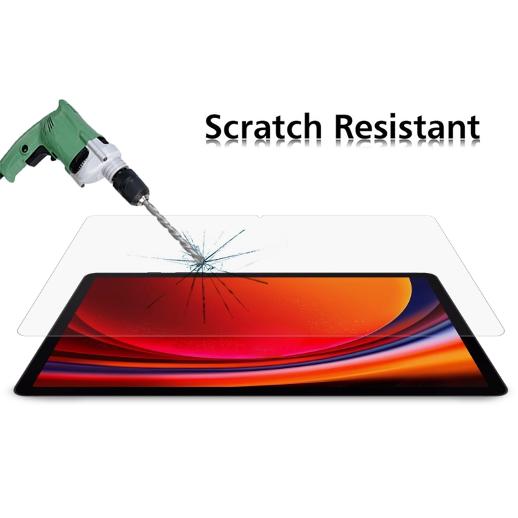For Samsung Galaxy Tab S9 2pcs 9H 0.3mm Explosion-proof Tempered Glass Film For Samsung Galaxy Tab S9 2pcs 9H 0.3mm Explosion-proof Tempered Glass Film