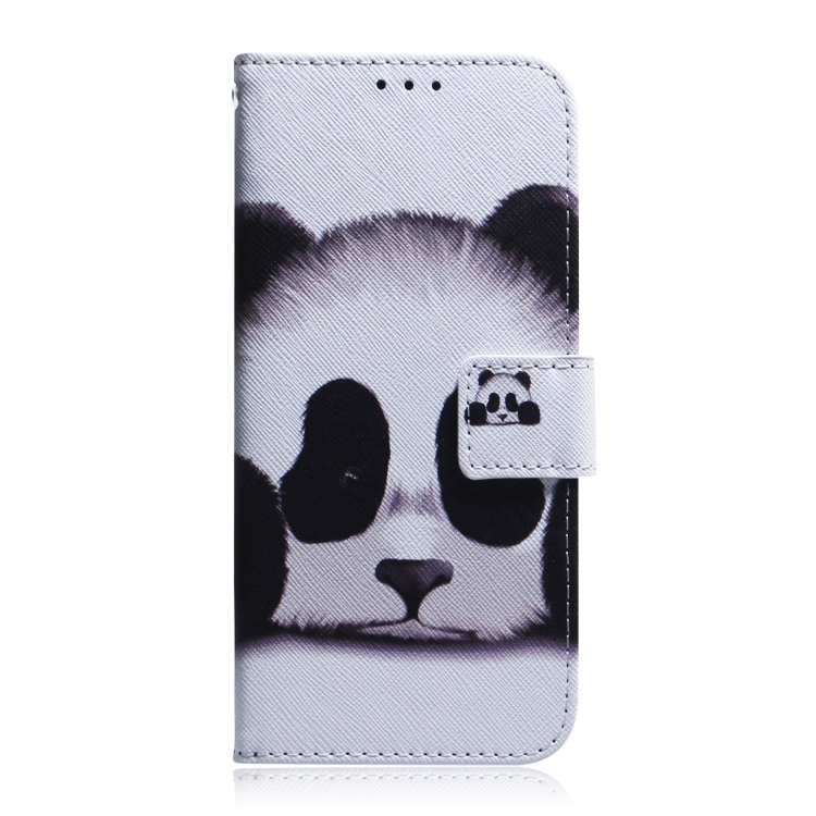 For iPhone 16 Pro Coloured Drawing Flip Leather Phone Case(Panda) For iPhone 16 Pro Coloured Drawing Flip Leather Phone Case(Panda)