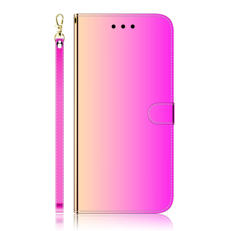 For iPhone 15 Plus Imitated Mirror Surface Leather Phone Case(Gradient Color) For iPhone 15 Plus Imitated Mirror Surface Leather Phone Case(Gradient Color)