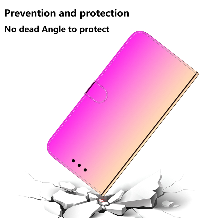 For iPhone 15 Plus Imitated Mirror Surface Leather Phone Case(Gradient Color) For iPhone 15 Plus Imitated Mirror Surface Leather Phone Case(Gradient Color)