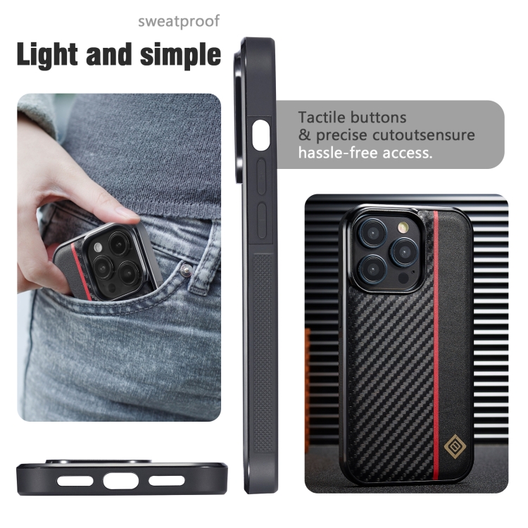 For Samsung Galaxy S22+ LC.IMEEKE 3 in 1 Carbon Fiber Texture Shockproof Phone Case(Black) For Samsung Galaxy S22+ LC.IMEEKE 3 in 1 Carbon Fiber Texture Shockproof Phone Case(Black)
