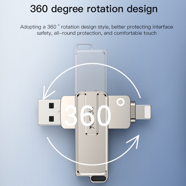 64GB Yesido FL16 USB+8 Pin 2 in 1 USB Flash Drive with OTG Function 64GB Yesido FL16 USB+8 Pin 2 in 1 USB Flash Drive with OTG Function