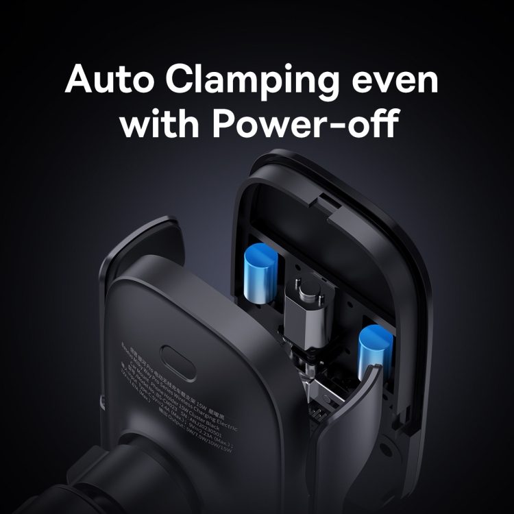 Baseus Milky Way Pro 15W Wireless Charging Electric Air Outlet Car Mount(Black) Baseus Milky Way Pro 15W Wireless Charging Electric Air Outlet Car Mount(Black)